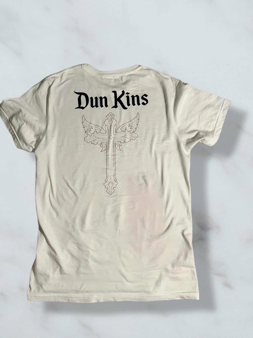 DunKins fehér poló